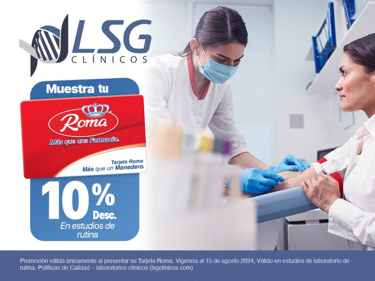 Descuentos especiales en LSG Clínicos y farmacias Roma