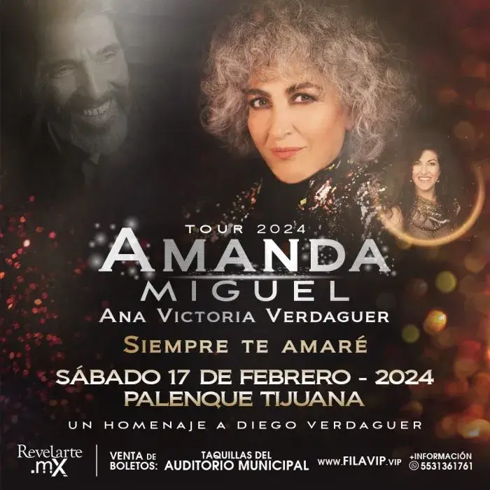 Venta de boletos de Amanda Miguel en Tijuana 2024 en farmacias roma