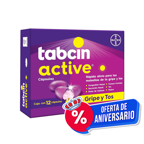 Tabcin active 12 capsulas oferta