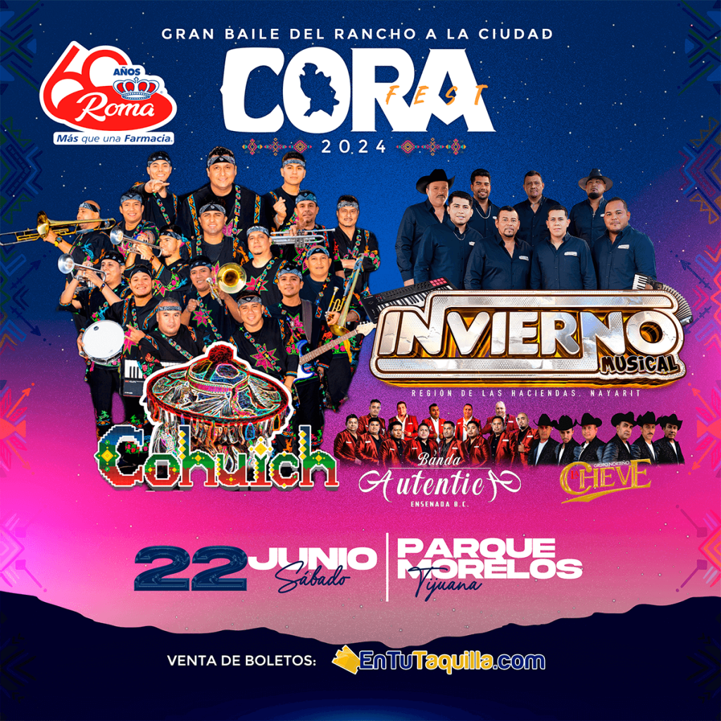 Vive Baile del Rancho a la Ciudad Cora Fest Tijuana 2024