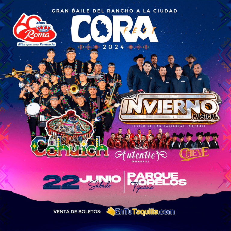 Vive Baile del Rancho a la Ciudad Cora Fest Tijuana 2024