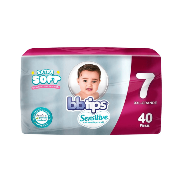 Pañal Bbtips Talla 7 con 40 Piezas