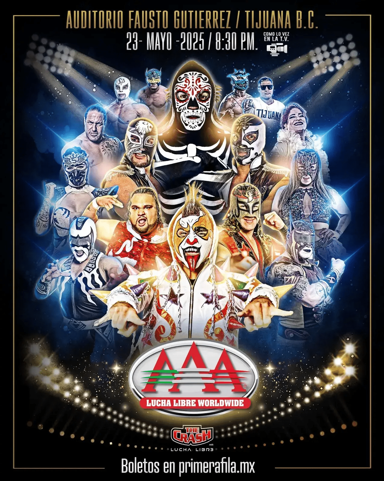 Lucha Libre AAA en Tijuana este 2025