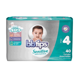 Pañal desechable Talla 4 con 40 piezas