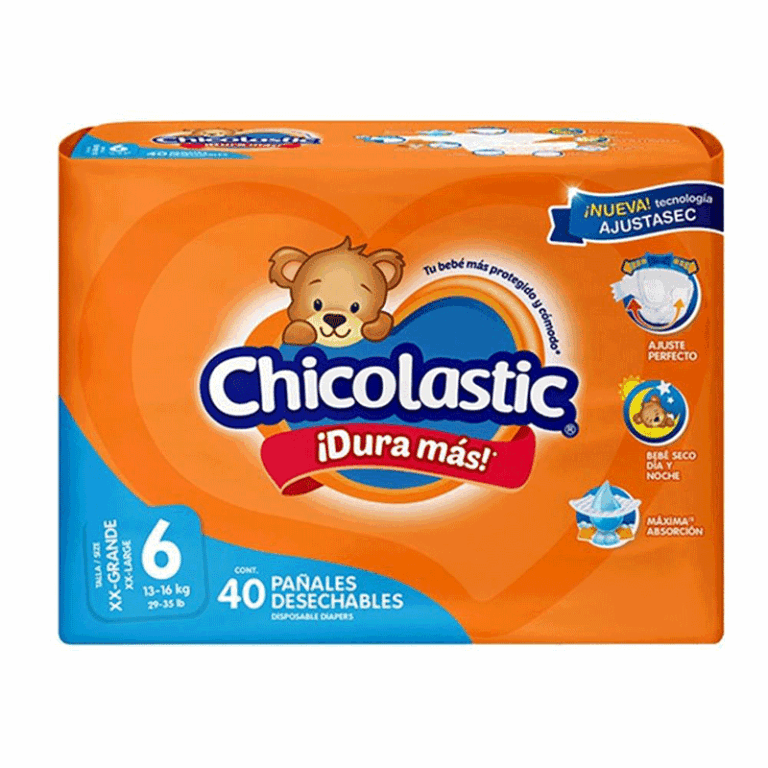 Pañal desechable Talla 6 con 40 piezas