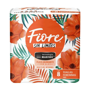 Toalla íntima Anatomica con Alas con 8 piezas