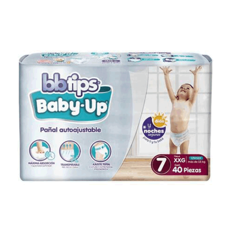 Pañal BBTips Talla 7 con 40 piezas