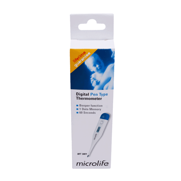 Termómetro tipo pluma para medir temperatura corporal