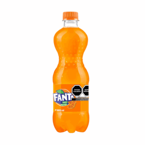 Bebida gaseosa sabor naranja, 600 ml