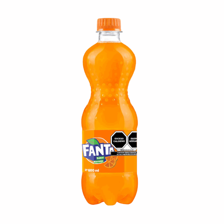 Bebida gaseosa sabor naranja, 600 ml