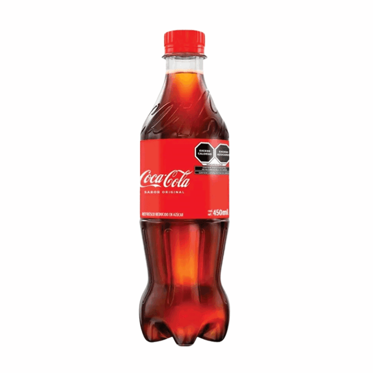 Bebida gasesosa Coca-Cola original en botella, 450 ml