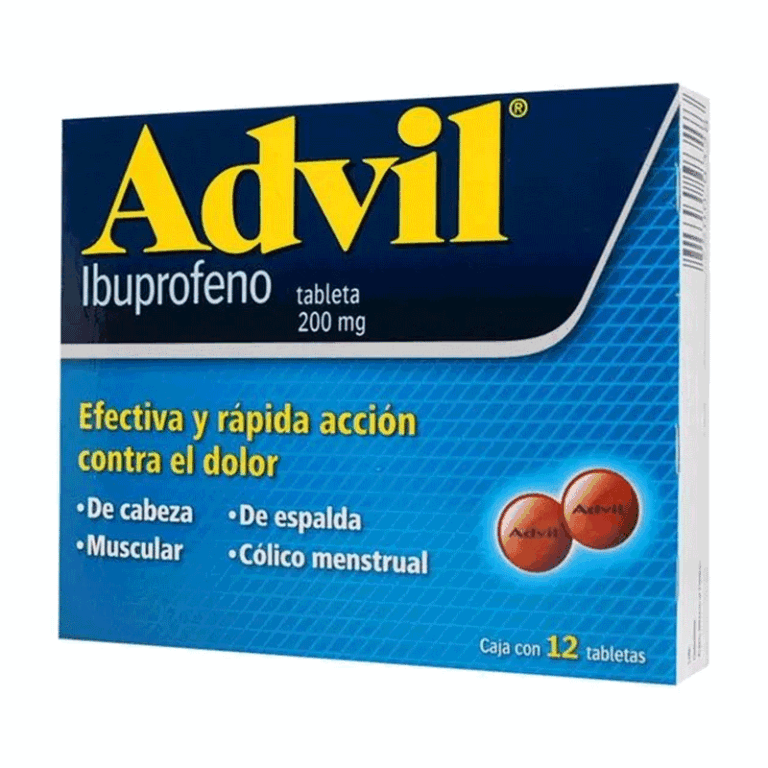 Alivia el dolor, 200 mg, caja con 12 tabletas