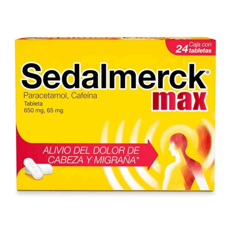 Paracetamol y cafeína 650/65 mg, 24 tabletas