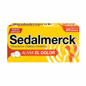 Paracetamol 500/ Cafeína 50/ Fenilefrina 5mg, 20 tabs
