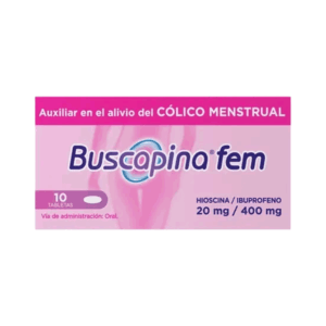 BUSCAPINA FEM 20/400 MG C/ 10 TAB BOEHRINGER/PROMECO
