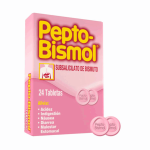 Pepto Bismol 24 Tabletas Masticables