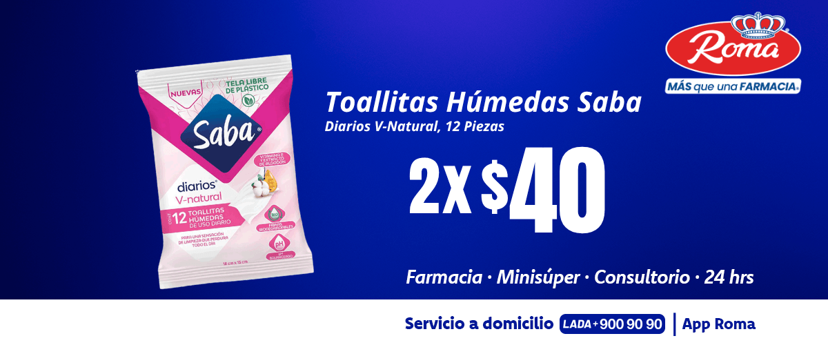 Toallitas Húmedas Saba en descuento