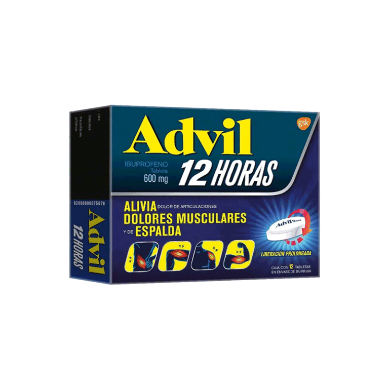 Advil 12 hrs con 12 tabletas