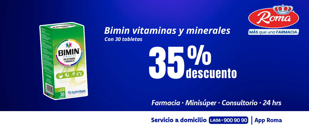 Bimin vitaminas y minerales