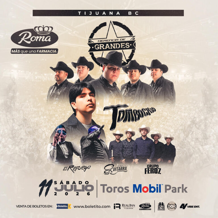 Concierto Herencia de Grandes en Tijuana 2026