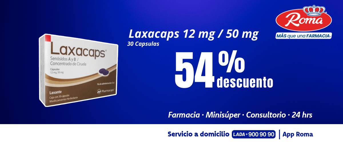 Laxacaps 12 mg _ 50 mg