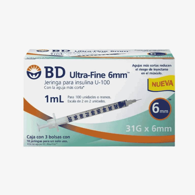 Jeringa Ultra Fine C/ 1Ml 31G 6Mm 30 Pza Becton Dickinson De