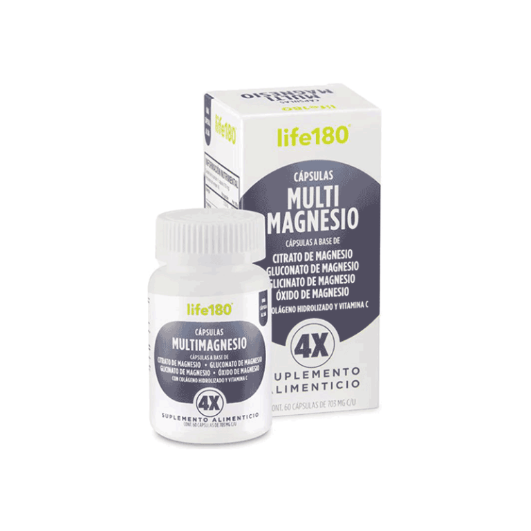 Multimagnesio +Vitamina C C/ 60 Cap Life 180
