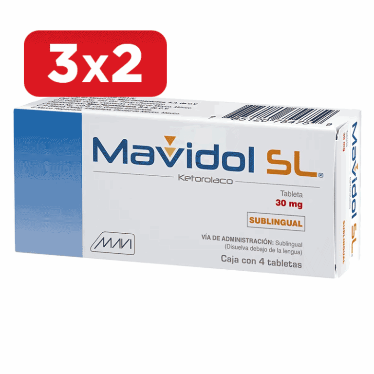 Tableta Sublingual 30 mg con 4 comprimidos