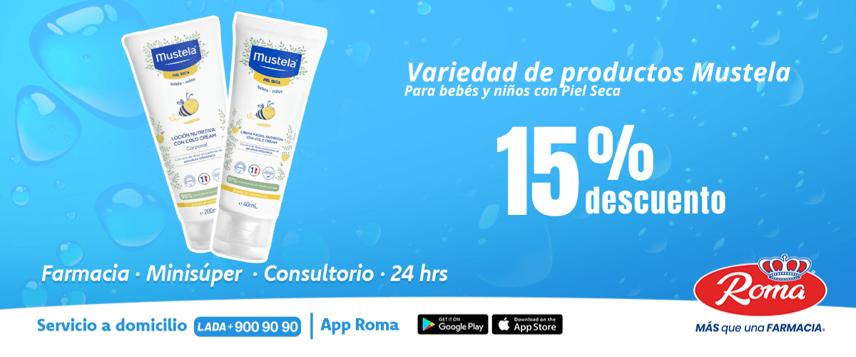 Variedad de productos Mustela