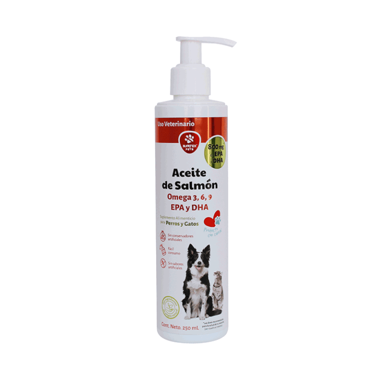Aceite de Salmón para Perro y Gato