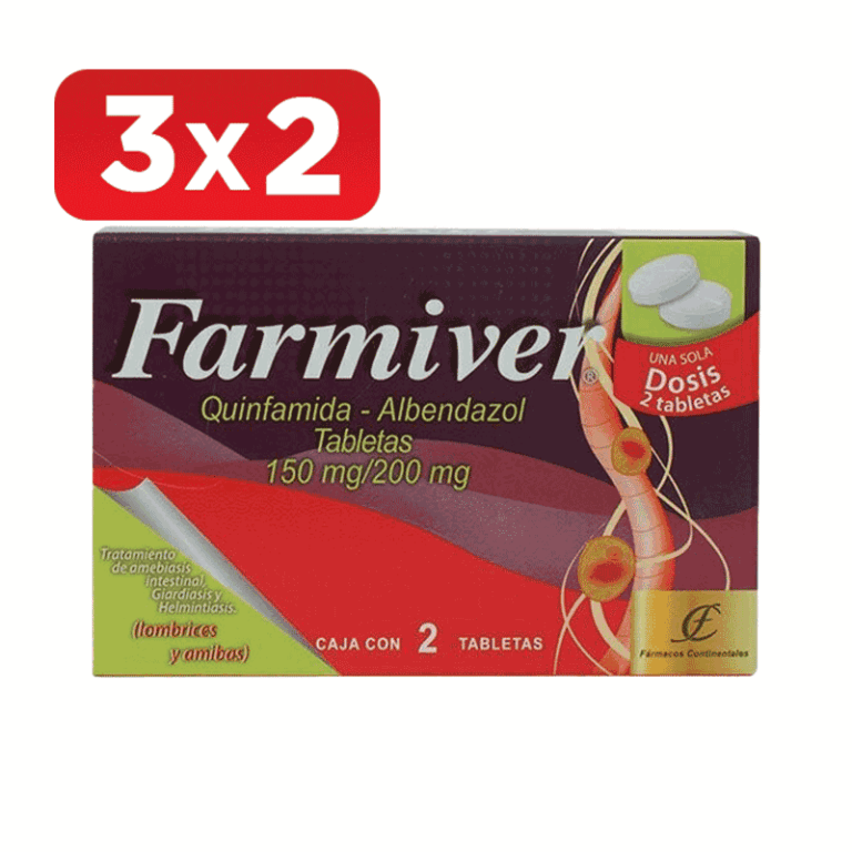 Farmiver 150/200 mg con 2 tabletas